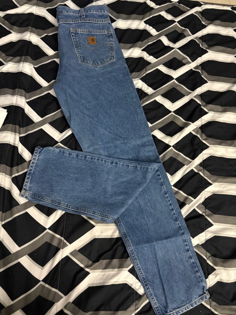 Carhartt Light Blue Relaxed Fit Denim Jeans